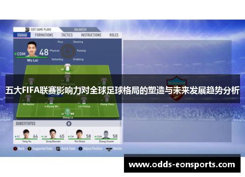 五大FIFA联赛影响力对全球足球格局的塑造与未来发展趋势分析