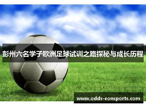 彭州六名学子欧洲足球试训之路探秘与成长历程