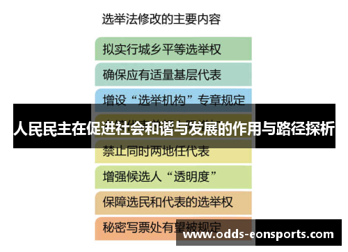 人民民主在促进社会和谐与发展的作用与路径探析